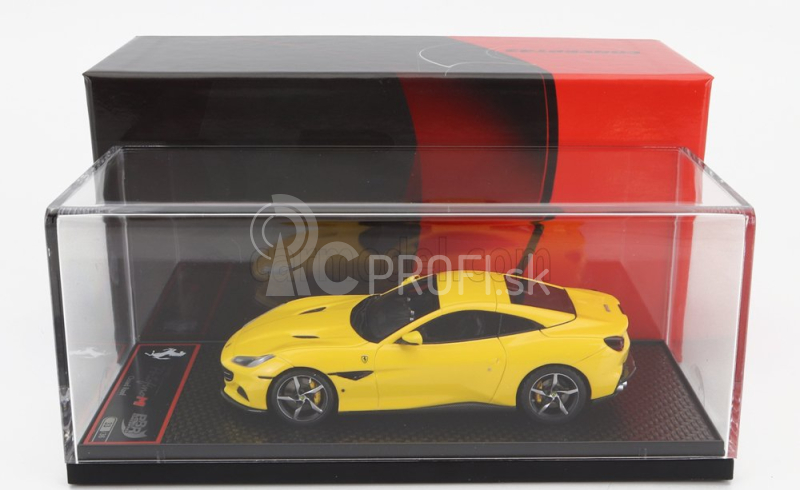 Bbr-models Ferrari Portofino M (modificata) Spider Closed Roof 2020 1:43 Giallo Modena - žltá