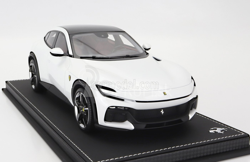 Bbr-models Ferrari Purosangue Suv 2022 - Con Vetrina - S vitrínou 1:18 Bianco Cervino - White Met