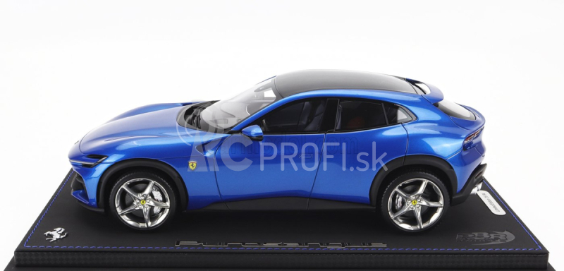 Bbr-models Ferrari Purosangue Suv 2022 - Con Vetrina - S vitrínou 1:18 Blu Corsa - Blue Met