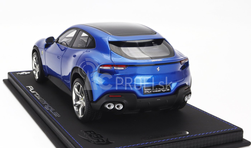 Bbr-models Ferrari Purosangue Suv 2022 - Con Vetrina - S vitrínou 1:18 Blu Corsa - Blue Met