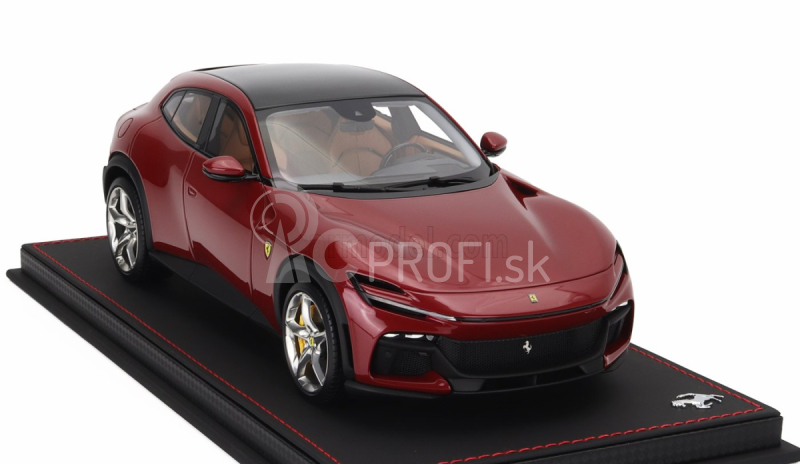 Bbr-models Ferrari Purosangue Suv 2022 - Con Vetrina - S vitrínou 1:18 Rosso Mugello - Red Met