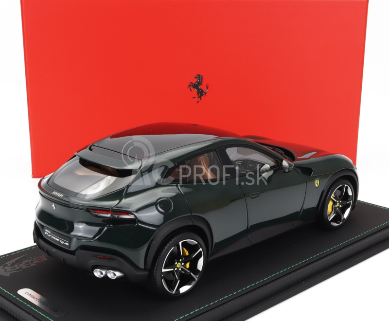 Bbr-models Ferrari Purosangue Suv 2022 - Con Vetrina - S vitrínou 1:18 Verde - British Racing Green