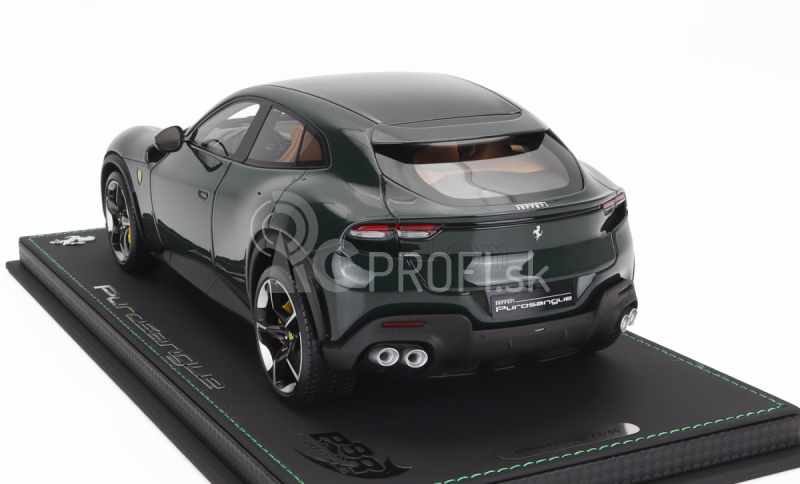 Bbr-models Ferrari Purosangue Suv 2022 - Con Vetrina - S vitrínou 1:18 Verde - British Racing Green