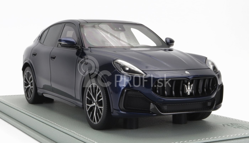 Bbr-models Maserati Grecale Trofeo Suv 2023 - Con Vetrina - S vitrínou 1:18 Blu Nobile - Blue Met