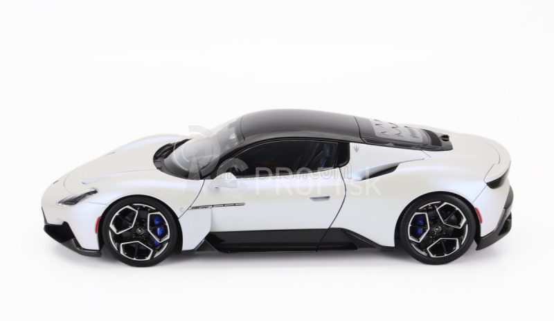 Bbr-models Maserati Mc20 Gloss Black Roof 2020 1:18 Bianco Audace - Biela