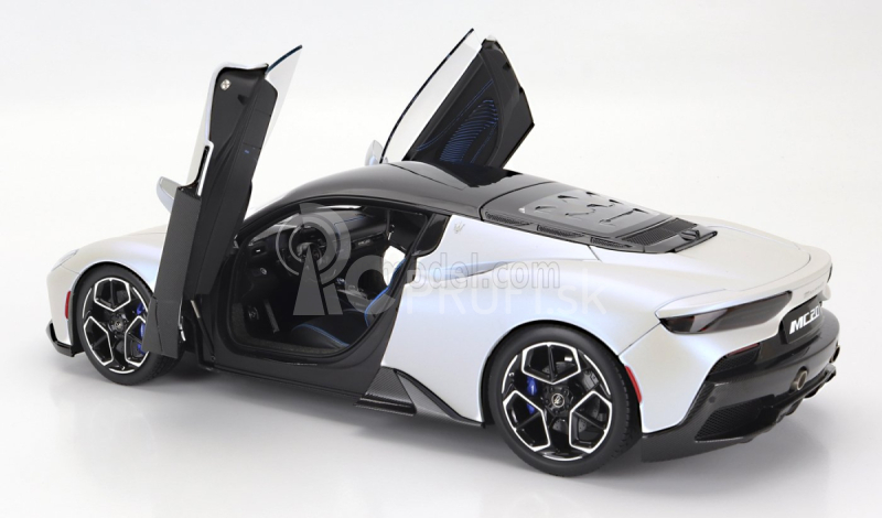 Bbr-models Maserati Mc20 Gloss Black Roof 2020 1:18 Bianco Audace - Biela