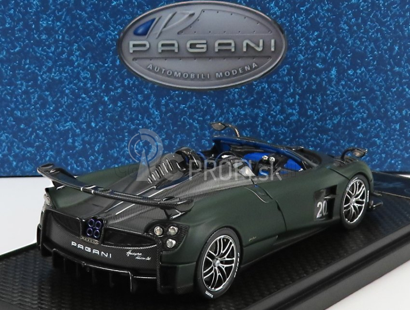 Bbr-models Pagani Huayra Bc N 20 Roadster 2017 1:43 Black Carbon - Matná tmavozelená