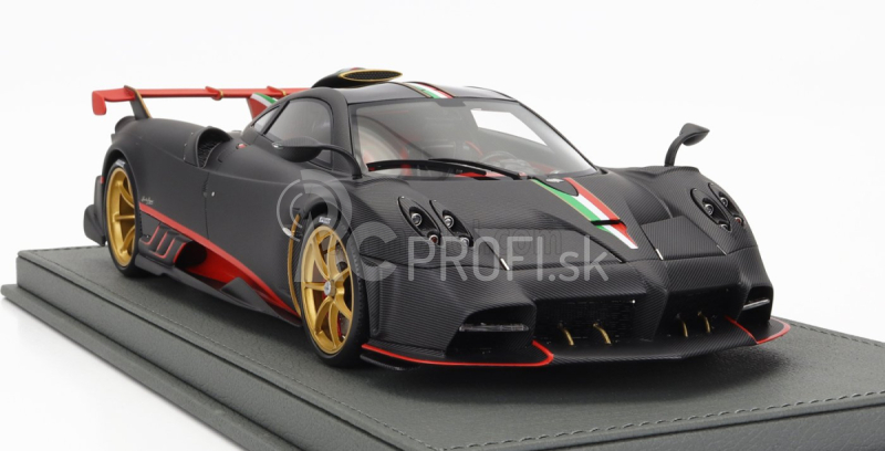 Bbr-models Pagani Imola 2020 - Con Vetrina - S vitrínou 1:18 Black Carbon Fiber