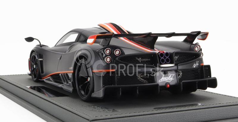 Bbr-models Pagani Imola 2020 - Con Vetrina - S vitrínou 1:18 Carbon Fiber Matte Black