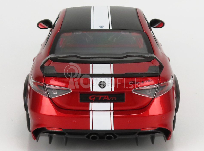 Bburago Alfa Romeo Giulia Gtam N 99 Racing 2020 1:18 Alfa červeno-biela