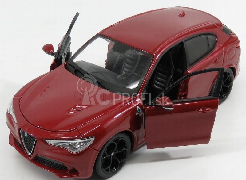 Bburago Alfa Romeo Stelvio 1:24 červená