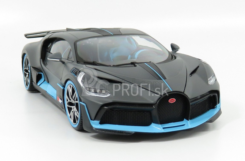 Bburago Bugatti Divo 1:18 strieborná