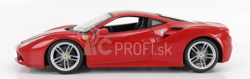 Bburago Ferrari 488 GTB 1:18 červená