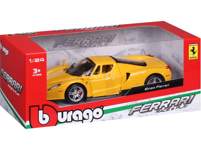 Bburago Ferrari Enzo 1:24 žltá