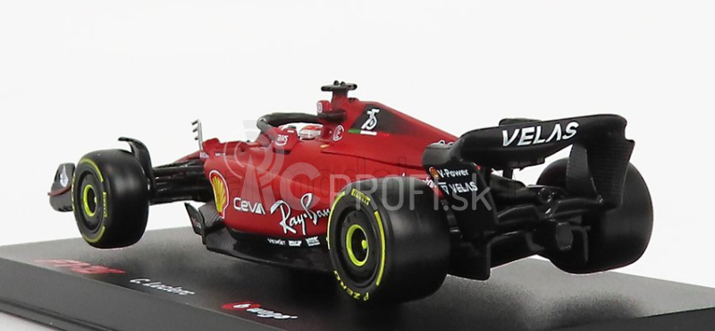 Bburago Ferrari F1-75 Scuderia Ferrari N 16 Season 2022 Charles Leclerc 1:43, červená