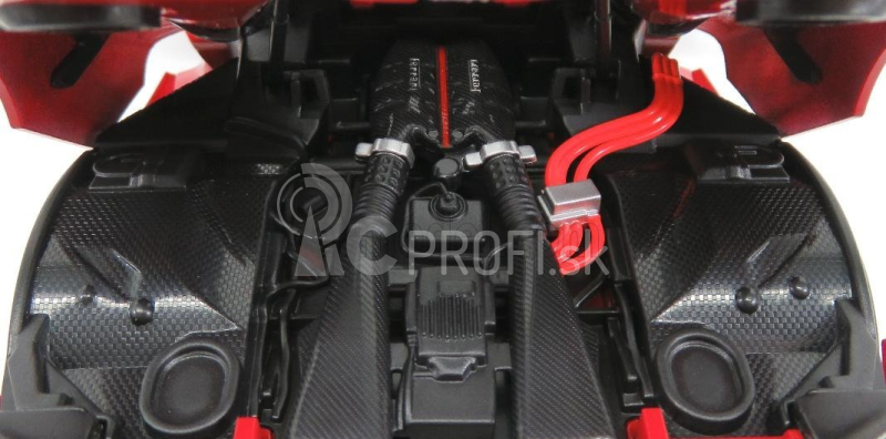 Bburago Ferrari FXX K 1:18 červená metalíza