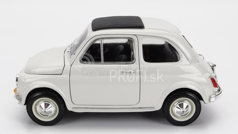 Bburago Fiat 500f Closed Roof 1965 1:16 biela