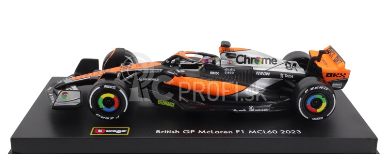 Bburago Mclaren F1 Mcl60 Team Mclaren N 81 1:43, oranžová