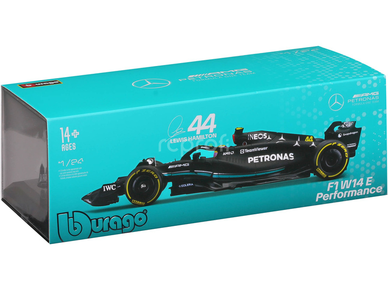 Bburago Mercedes-AMG Petronas W14 E 1:18 #44 Hamilton