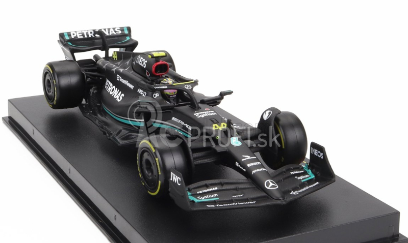 Bburago Mercedes gp F1 W14 Team Mercedes-amg Petronas F1 N 44 1:43, čierna