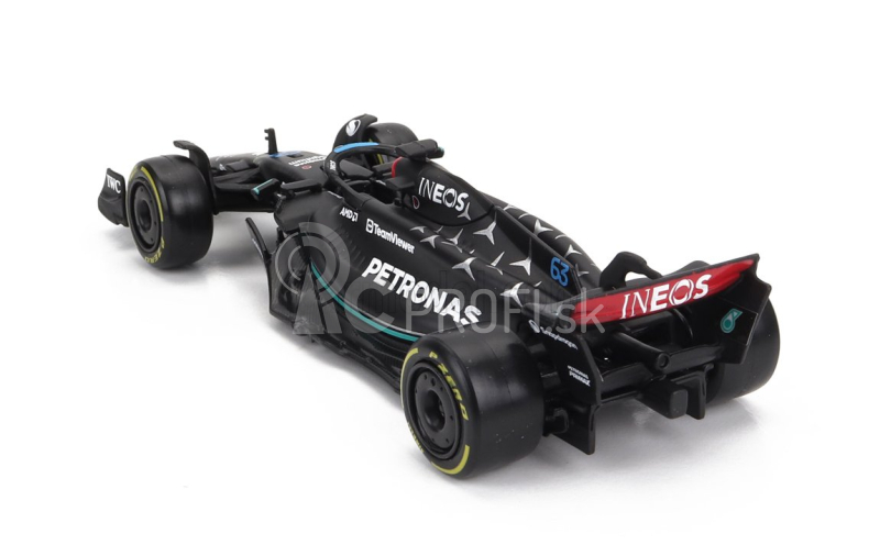 Bburago Mercedes gp F1 W14 Team Mercedes-amg Petronas F1 N 63 1:43, čierna