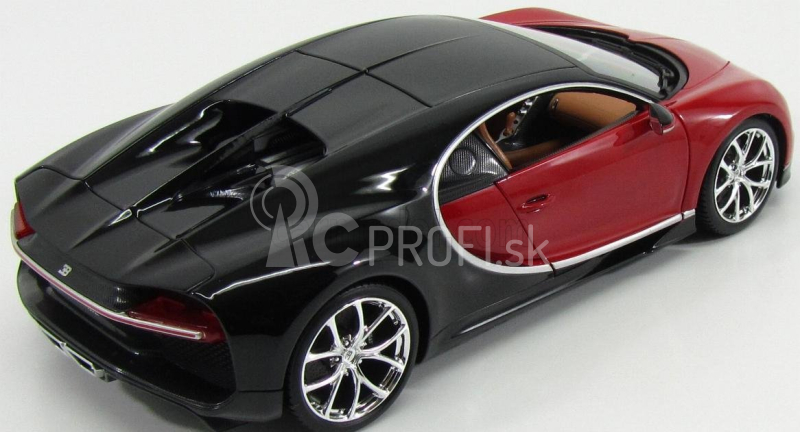 Bburago Plus Bugatti Chiron 1:18 červená