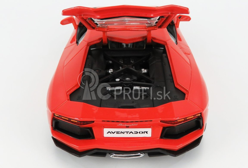 Bburago Plus Lamborghini Aventador LP 700-4 1:18 oranžová metalíza