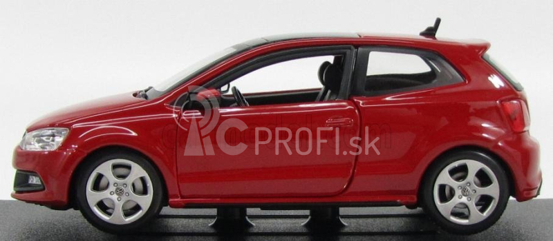 Bburago Plus VW Polo GTI Mark 5 1:24 červená