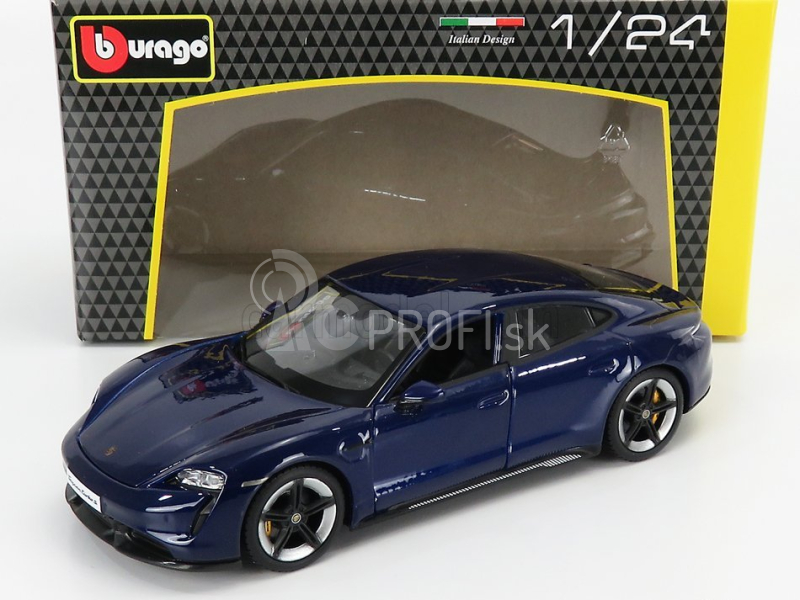 Bburago Porsche Taycan Turbo S 2019 Carrara 1:24 biela