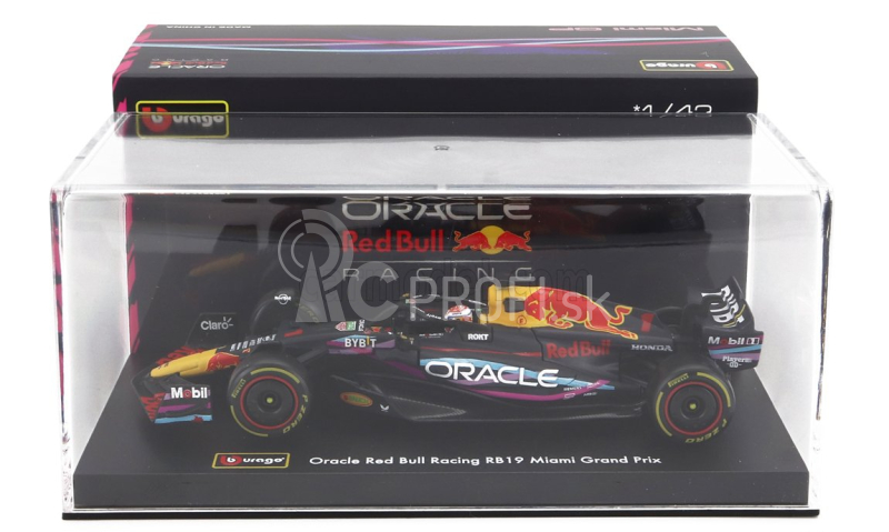 Bburago Red bull F1 Rb19 Team Oracle Red Bull Racing N 1 1:43, tmavomodrá