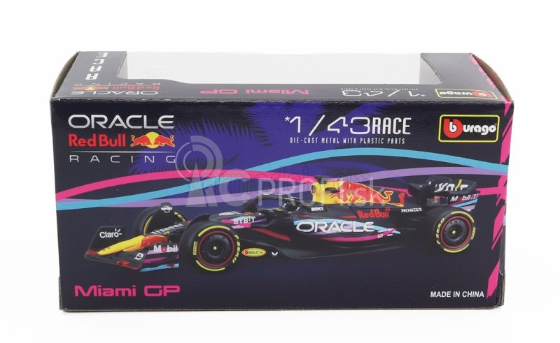 Bburago Red bull F1 Rb19 Team Oracle Red Bull Racing N 11 1:43, tmavomodrá