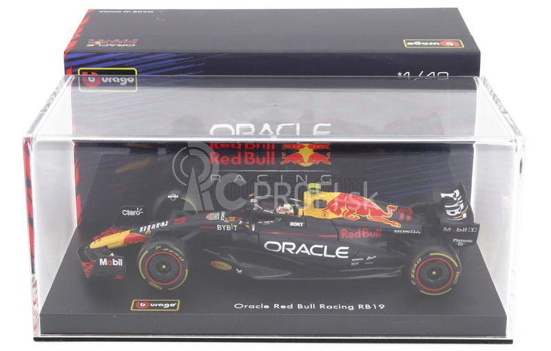 Bburago Red bull F1 Rb19 Team Oracle Red Bull Racing N 11 1:43, tmavomodrá