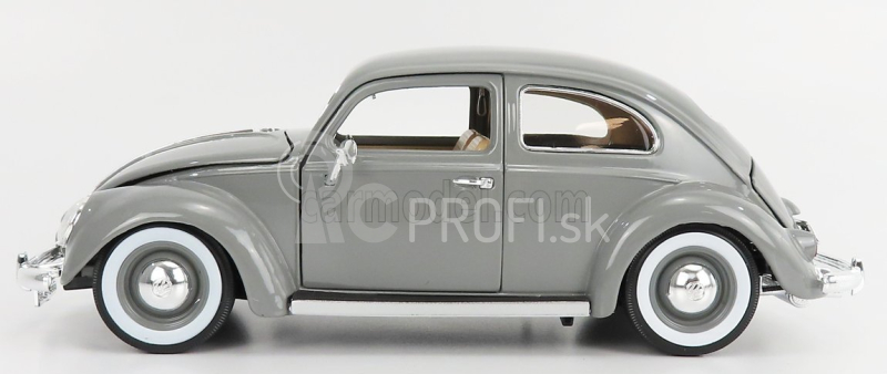 Bburago Volkswagen Käfer-Beetle 1955 1:18 strieborný