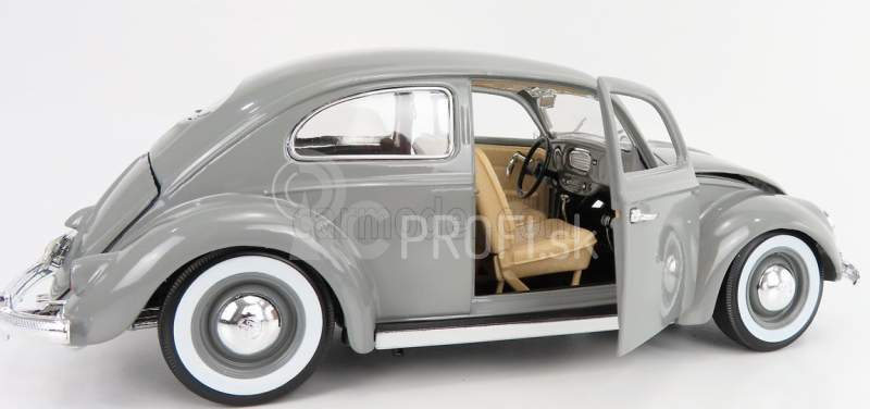 Bburago Volkswagen Käfer-Beetle 1955 1:18 strieborný