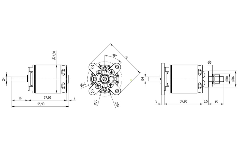 Bezkartáčový motor AXI 2220/12 V3