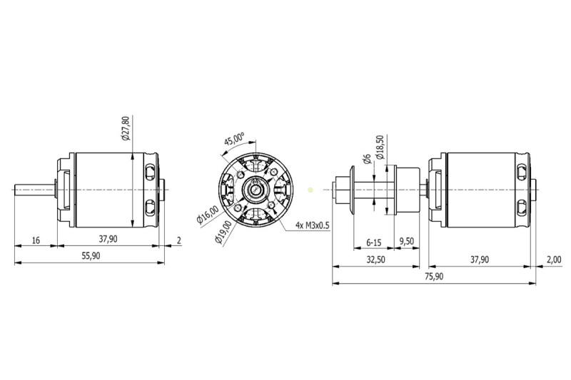 Bezkartáčový motor AXI 2220/16 V3