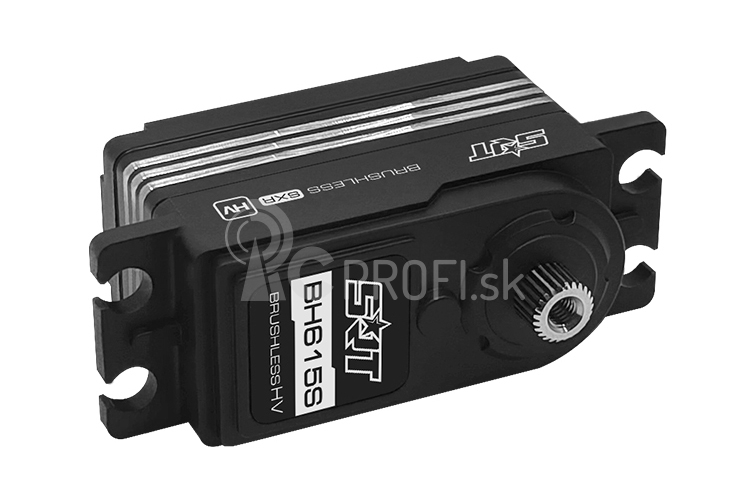 BH615S SSR HiVOLT BRUSHLESS Digitálne servo - NÍZKY PROFIL (15 kg-0,045s/60°)