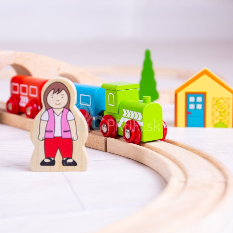 Bigjigs Rail Drevená vlaková dráha osmička