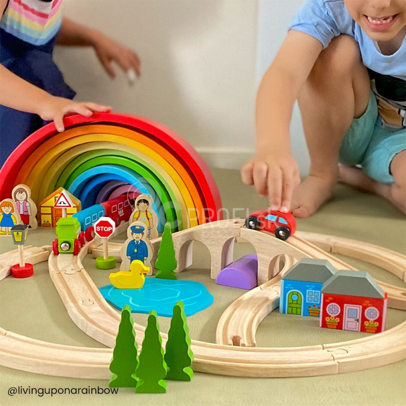 Bigjigs Rail Drevená vlaková dráha osmička