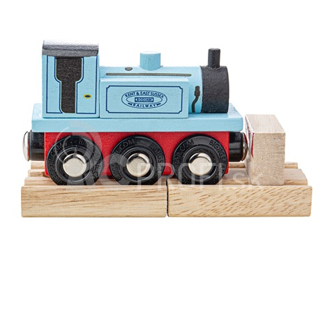 Bigjigs Rail Drevený vláčik Terrier Blue