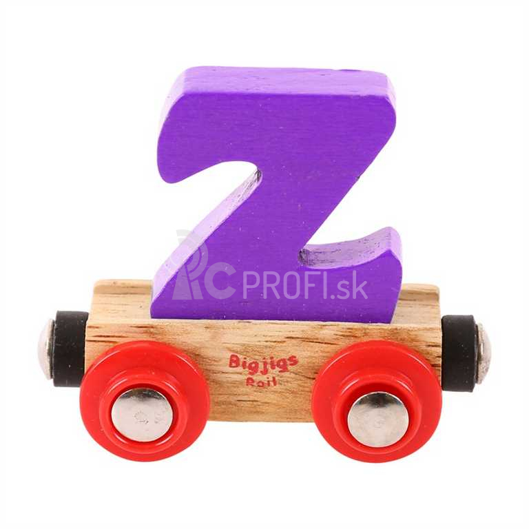 Bigjigs Rail Wagon Drevená vláčiková dráha - písmeno Z