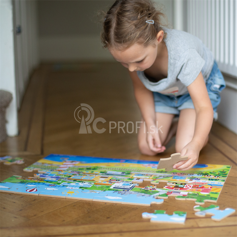 Bigjigs Toys City Floor Puzzle 48 dielikov