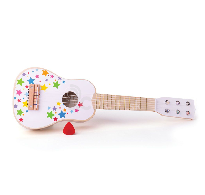 Bigjigs Toys Drevená gitarová hviezda