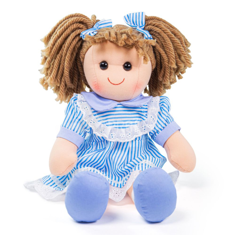 Bigjigs Toys Látková bábika Amelia 38 cm