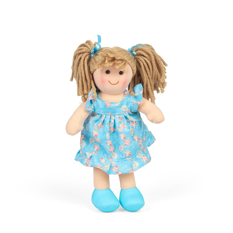 Bigjigs Toys Látková bábika Maisie - malá 25 cm