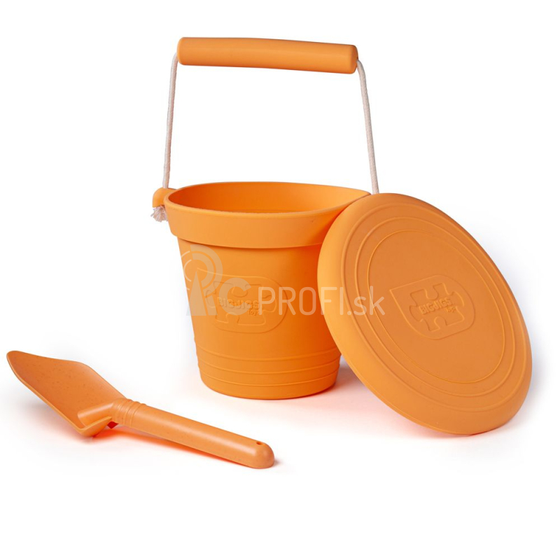 Bigjigs Toys Plážové vedro oranžové