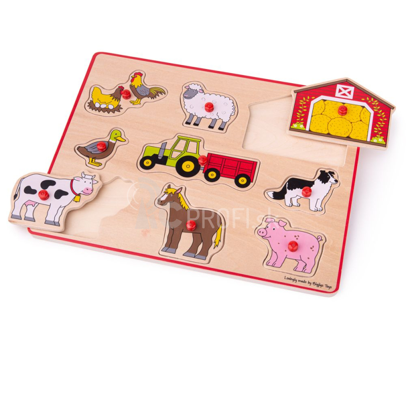 Bigjigs Toys Puzzle na farme