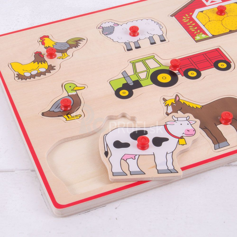 Bigjigs Toys Puzzle na farme