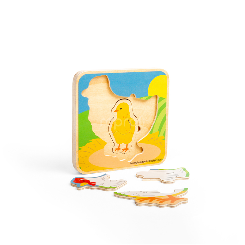 Bigjigs Toys Puzzle Životný cyklus sliepky