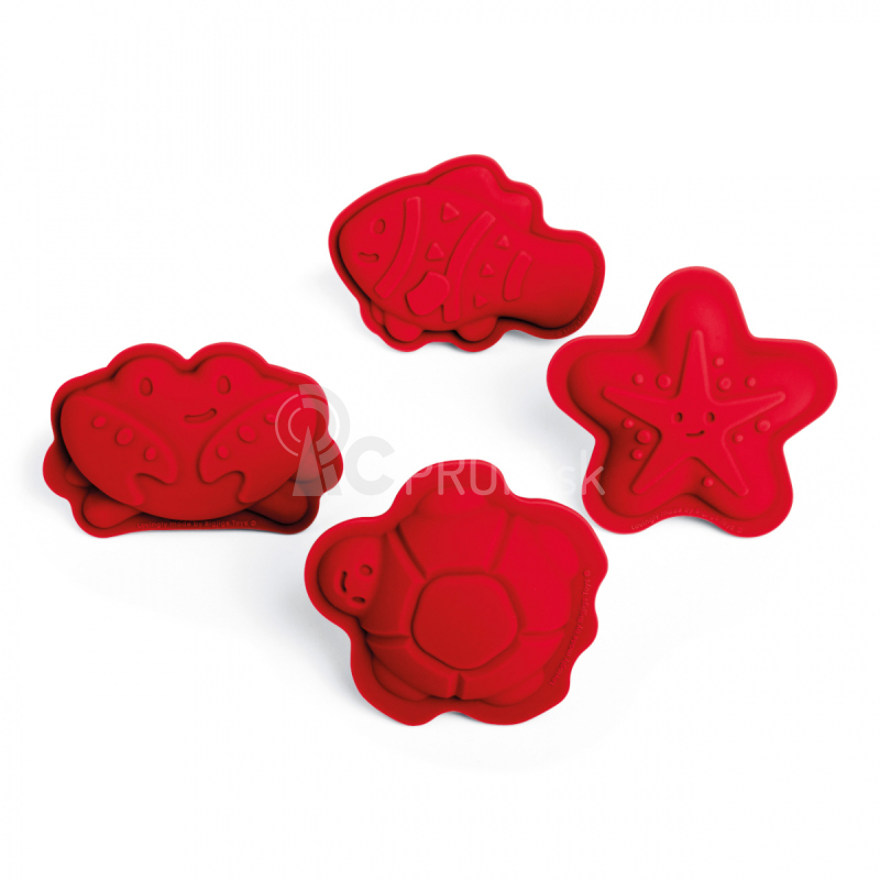 Bigjigs Toys Silikónové formičky Red Cherry